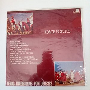 Disco de Vinil Joge Fontes - Temas Tradicionais Portugueses Interprete Jorge Fontes (1979) [usado]