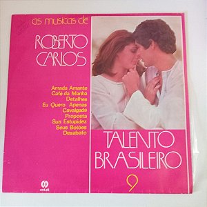 Disco de Vinil as Músicas de Roberto Carlos Vol.9 Interprete Conjunto Talento (1986) [usado]