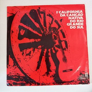 Disco de Vinil Primeira California Nativa do Rio Grande do Sul Interprete Varios Artistas (1972) [usado]