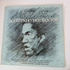 Disco de Vinil a Voz de Agostinho dos Santos Interprete Agostinho dos Santos (1961) [usado]