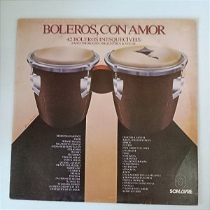 Disco de Vinil Boleros Con Amor 1978 Interprete Santo Morales (1978) [usado]