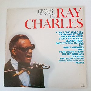 Disco de Vinil os Grandes Sucessos de Ray Charles Interprete Ray Charles (1986) [usado]