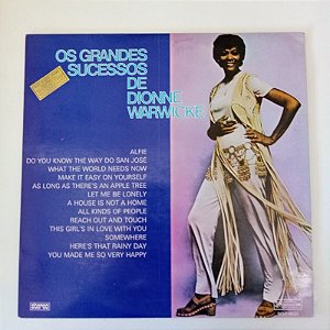 Disco de Vinil os Grandes Sucessos de Dionne Warwicke Interprete Dionne Warwicke (1974) [usado]