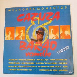 Disco de Vinil Melhores Momentos de Cazuza - Barão Vermelho Interprete Barão Vermelho (1989) [usado]