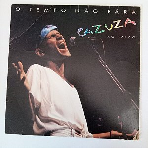 Disco de Vinil Otempo Não para - Cazuza ao Vivo Interprete Cazuza (1988) [usado]