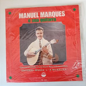 Disco de Vinil Manuel Marques Apresentando Tema de Novelas Interprete Manuel Marques (1968) [usado]