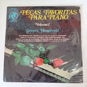 Disco de Vinil Peças Favoritas para Piano Vol.1 Interprete Gerard Hengeveld (1977) [usado]