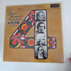 Disco de Vinil Great Themes To Remember - Ronnie Aldrich And His Two Pianos Interprete The London Festival Orchestra (1981) [usado]