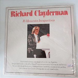 Disco de Vinil 16 Momentos Inesquecíveis - Richard Clayderman 1980 Interprete Richard Clayderman (1980) [usado]