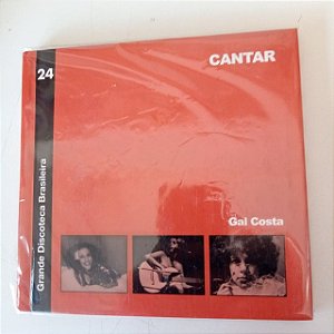 Cd Grande Discoteca Brasileira - Gal Costa - Cantar 24 Interprete Gal Costa (2010) [usado]