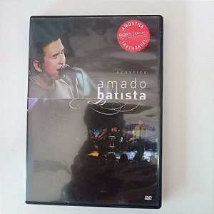Dvd Amado Batista - Acúsitico Editora Sergio Bittencourt [usado]