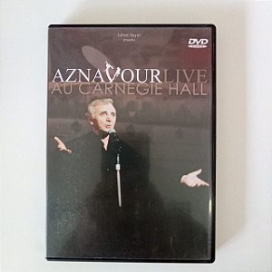 Dvd Aznavour - Live Au Carnegie Hall Editora Aznavour [usado]