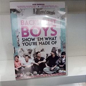 Dvd Backstreet Boys - Show em What You´re Made Of Editora Paris Filmes [usado]
