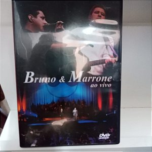 Dvd Bruno e Marrone ao Vivo Editora Sergio Bittencurt [usado]