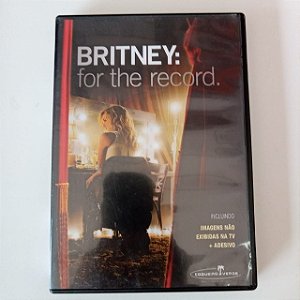 Dvd Britney - For The Record Editora Pedro Castro [usado]