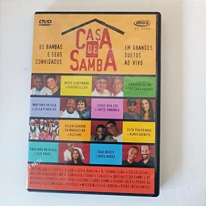 Dvd Casa de Samba - os Bambas e seus Convidados /grandes Duetos ao Vivo Editora Rildo Hora [usado]
