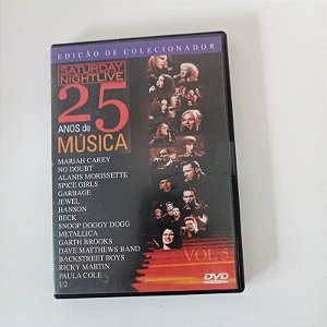 Dvd Saturday Night Live 25 Anos de Música Vol.5 Editora Spot Films [usado]