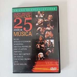 Dvd Saturay Night Live 25 Anos de Música Vol.4 Editora Spot Filoms [usado]