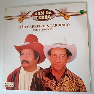 Disco de Vinil Tião Carreiro e Pardinho Vol.2 Pagodes Interprete Tião Carreiro e Pardinho (1994) [usado]