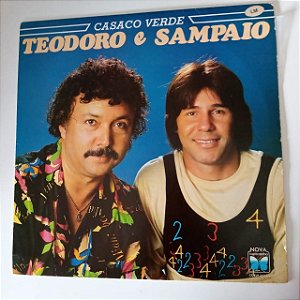 Disco de Vinil Teodoro e Sampaio - Casaco Verde Interprete Teodoro e Sampaio (1986) [usado]
