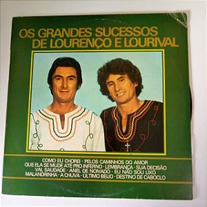 Disco de Vinil os Grandes Sucessos de Lourenço e Lourival Interprete Lourenço e Lourival (1976) [usado]
