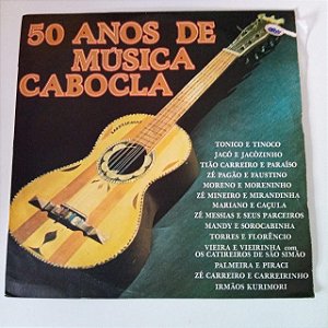 Disco de Vinil 50 Anos de Música Cabocla Interprete Varios Artistas (1986) [usado]