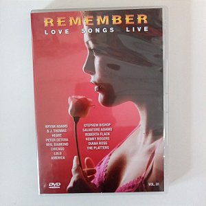 Dvd Remenber Love Songs Live Vol.1 Editora Extra Midia Digital [usado]