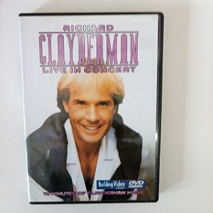 Dvd Richard Clayderman - Live In Concert Editora Building Records [usado]