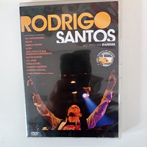 Dvd Rodrigo Santos - ao Vivo em Ipanema Editora Sony Music [usado]