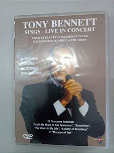 Dvd Tony Bennett - Sings - Live In Concert Editora Espectra Nova Produções [usado]