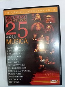 Dvd Saturday Night Live - 25 Anos de Música Vol.1 Editora Spot Films [usado]