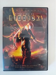 Dvd a Batalha de Riddik - Nem Todo Universo do Mundo Pode Mudar o Destino Editora Universal Music [usado]