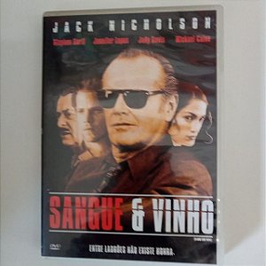 Dvd Sangue e Vinho Editora Bob Rafelson [usado]