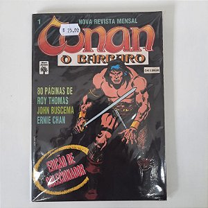 Gibi Conan o Bárbaro 1 Autor 80 Páginas de Roy Thomas, John Buscema, Ernie Chan [usado]