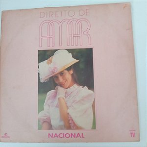 Disco de Vinil Direito de Amar Nacional Interprete Varios Artistas (1987) [usado]