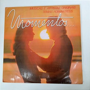 Disco de Vinil Momentos - Músicas e Artistas Originais Temas Romãnticos Interprete Varios Artistas (1979) [usado]