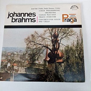 Disco de Vinil Johannes Brahms Interprete José Suk Violin/andré Navarra (´cello) Czech Philarminic Orchestra (1976) [usado]