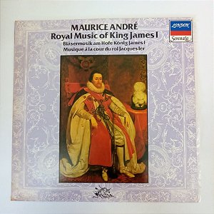 Disco de Vinil Música na Corete do Rei Jaime 1 Interprete Maueice André (1986) [usado]