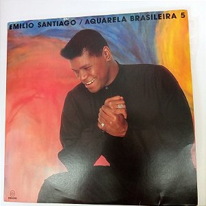 Disco de Vinil Emilio Santiago /aquarela 5 Interprete Emilio Santiago (1992) [usado]