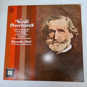 Disco de Vinil Aberturas de Verdi Interprete Ricardo Muti e New Philarmonia Orchestra (1977) [usado]