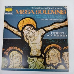 Disco de Vinil Missa Solemnis - Ludwug Van Bethoven Interprete Beliner Philarmoniker (1985) [usado]