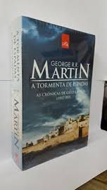 Livro as Crônicas de Gelo e Fogo Livro Três - Tormenta de Espadas Autor Martin, George R.r. (2015) [usado]