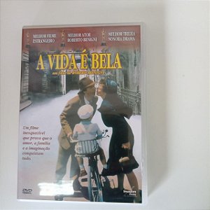 Dvd a Vida é Bela Editora Roberto Benigni [usado]