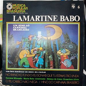 Disco de Vinil História da Música Popular Brasileira - Lamartine Baboo Interprete Lamartine Babo (1970) [usado]