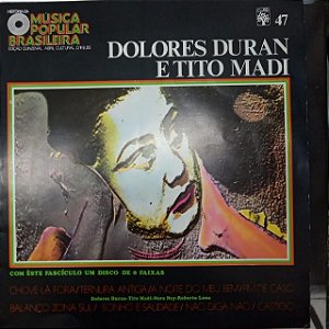 Disco de Vinil História da M[úsica Popular Brasileira - Dolores Duran e Tito Madi Interprete Dolores Duran Re Tito Madi (1972) [usado]