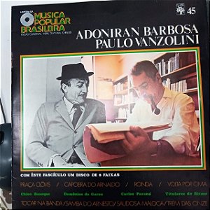 Disco de Vinil História da Música Popular Brasileira - Adoniran Barbosa e Paulo Vanzolin Interprete Adoniran Barbosa e Apulo Vanzolin (1972) [usado]