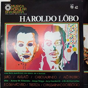 Disco de Vinil História da Múisca Popular Brasileira - Haroldo Lobo Interprete Haroldo Lobo (1971) [usado]