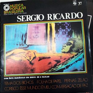 Disco de Vinil História da Música Popular Brasilieira - Sergio Ricardo Interprete Sergio Ricardo (1971) [usado]