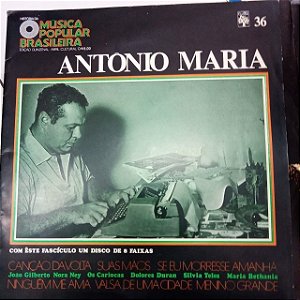 Disco de Vinil História da Música Popular Brasileira - Antonio Maria Interprete Antoinio Maria (1971) [usado]