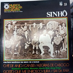Disco de Vinil História da Música Pouplar Brasileira - Sinhô Interprete Sinhô (1971) [usado]